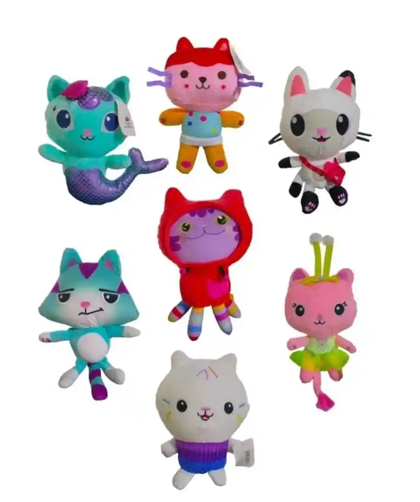 Coleccion La Casa De Gabby 20 Cm 7 Personajes