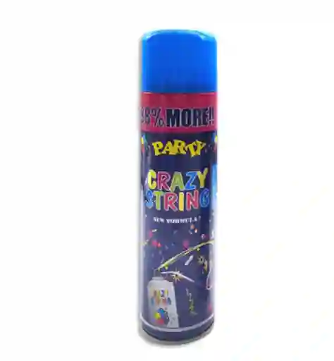 Serpentina En Spray Color Azul 350 Ml
