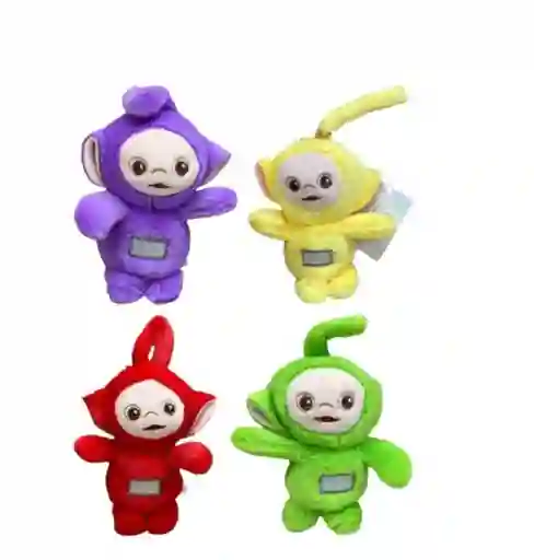 Coleccion De Llavero Teletubies *4 Peluche 12 Cm Alto