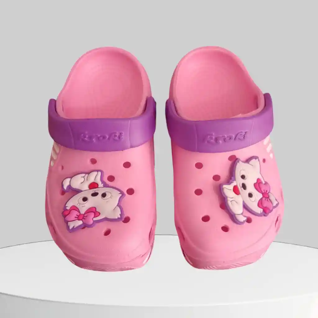 Chancla Cross Rosadas Talla 21