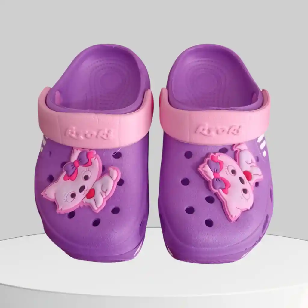 Chancla Cross Morada Talla 23