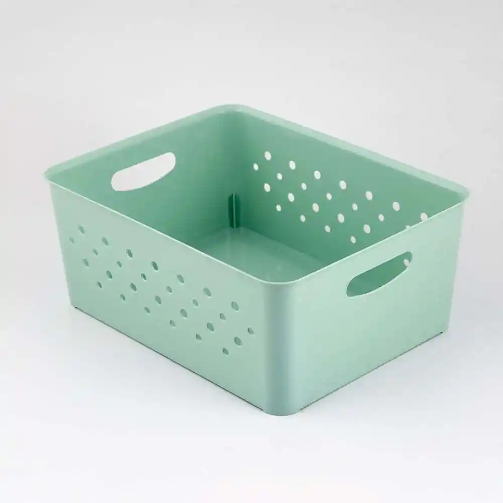 Canastas Great Plastic 30x21x21cm Surtido Plastico