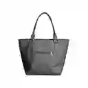 Bolso De Hombro Shopping Y Monedero Gala Negro