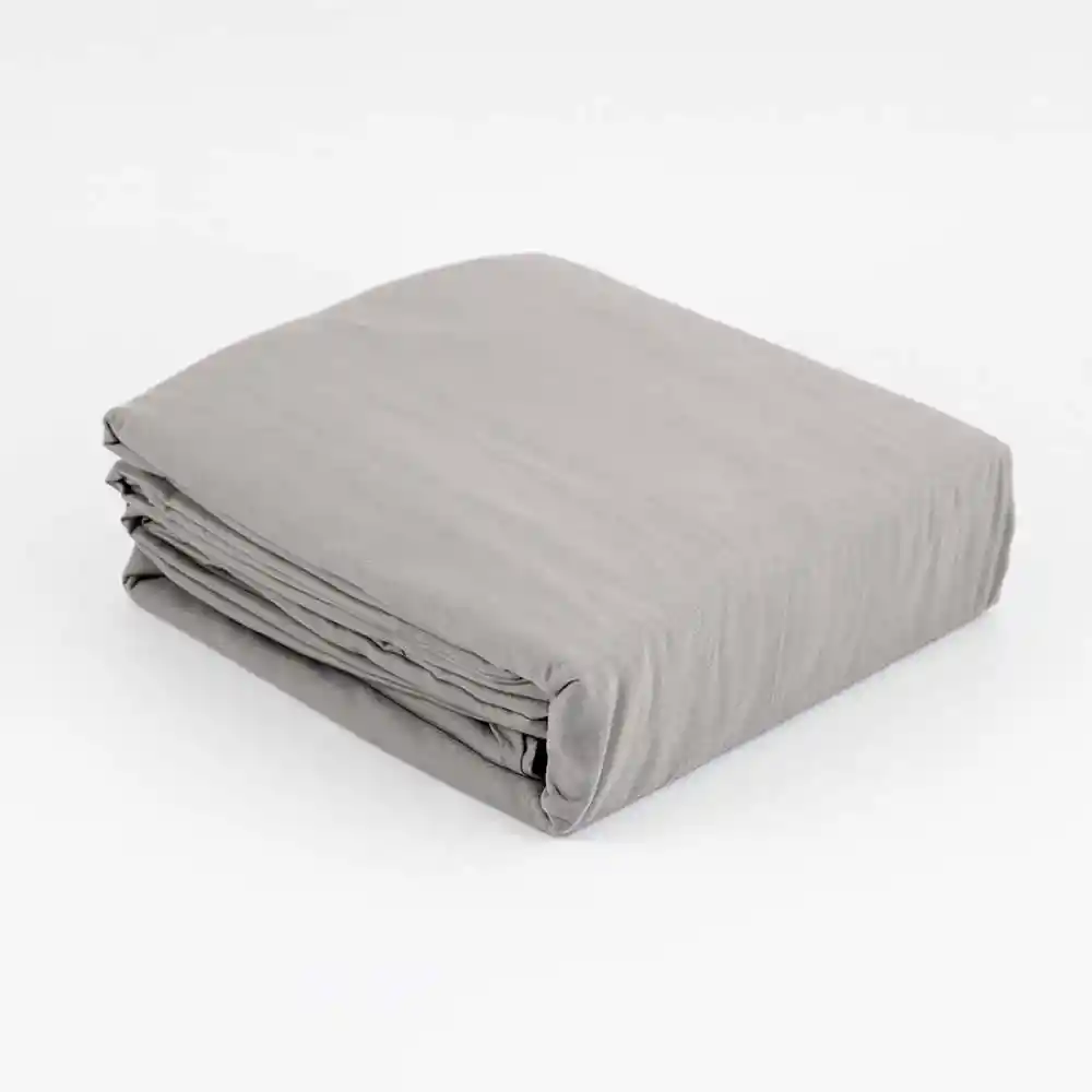 Juego De Sabanas Expressions Jesca 200x240cm Doble Gris