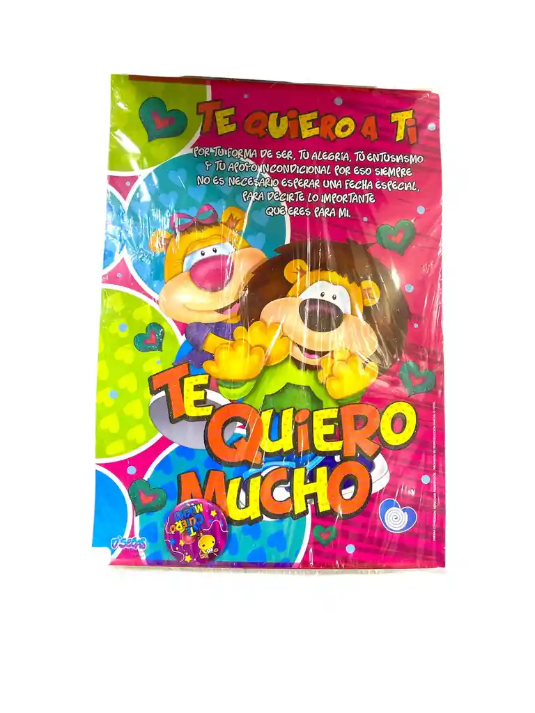 Tarjeta Afiche Grande Amistad Y Amor