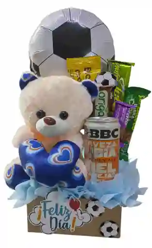 Detalle Sorpresa Para Hombre Ancheta Con Cerveza Y Peluche Toda Ocasión