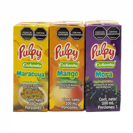 Pulpy Slim Surtido Tetrapack X 200 Ml X 6 U