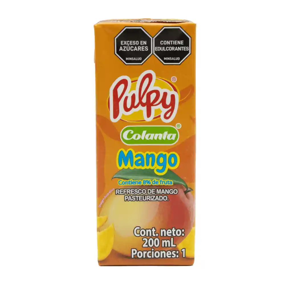 Pulpy Slim X 200 Ml En Tetrapack Sabor Mango