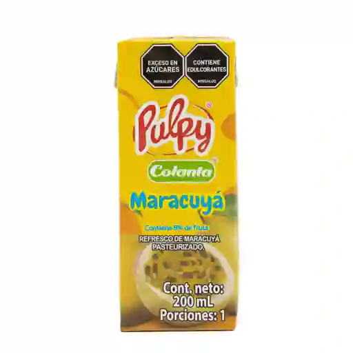 Pulpy Slim X 200 Ml Tetrapack Sabor Maracuyá