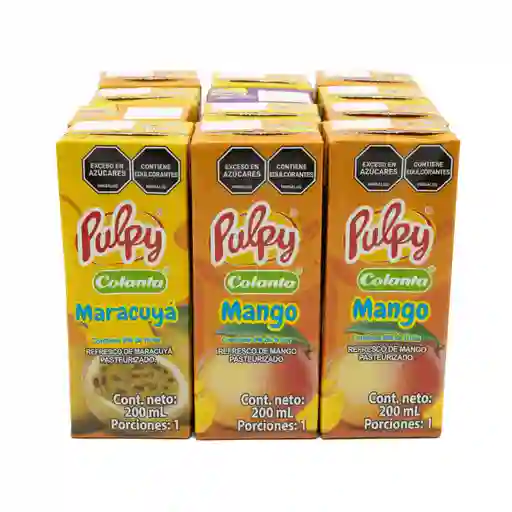 Pulpy Slim Surtidotetrapack X 200 Ml X 12 U