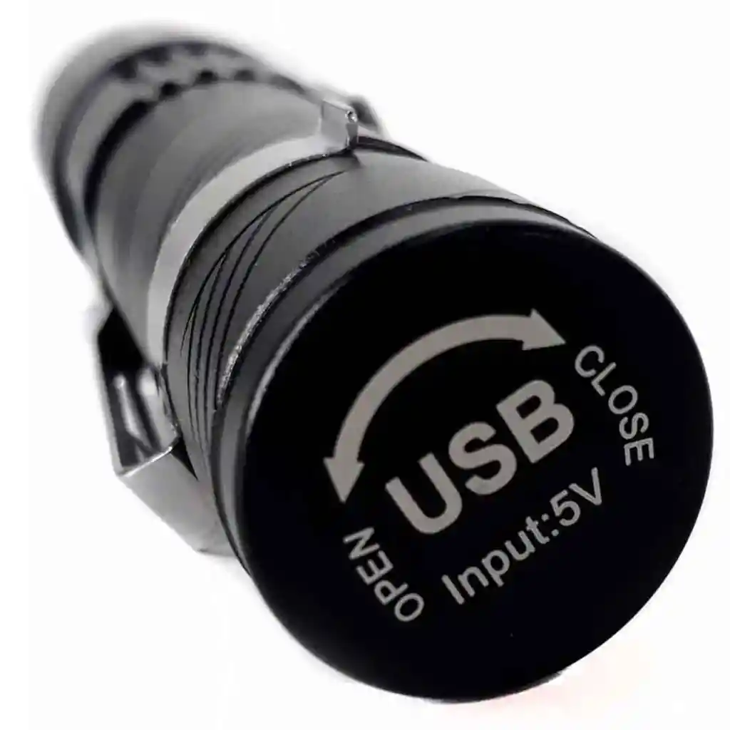 Mini Linterna Led Recargable Usb Bolsillo Camping