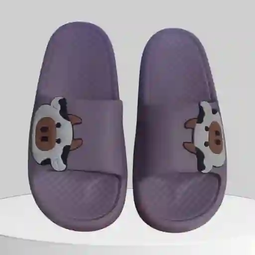 Chancla Abierta Lila Talla 36