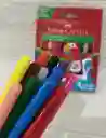 Plumones Faber Castell Lavables X12