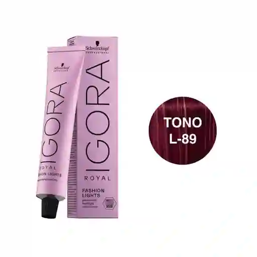 Schwarzkopf Profesional Tinte Igora Royal Tono Rojo Violeta L89 60ml