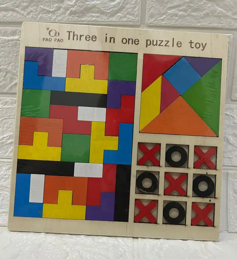 Tangram Rompecabezas / Tangram / Triki 3 En 1