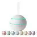 Humidificador Difusor De Aromas Led Esférico Usb, Silencioso Y Elegante Incluye 1 Esencia (blanco)