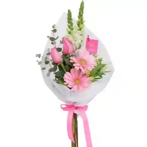 Ramo De 2 Rosas Y 2 Gerberas