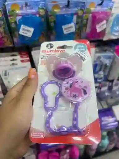 Chupete De Bebe Con Correa