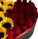 Caja Girasoles Y Rosas – Rayos Del Alma 💖🌻