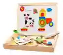 Tablero Magnético Didáctico Acrílico Tiza Armar Figuras