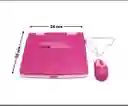 Computador Didáctico Color Rosado 130 Funciones Aprende Inglés