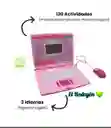 Computador Didáctico Color Rosado 130 Funciones Aprende Inglés