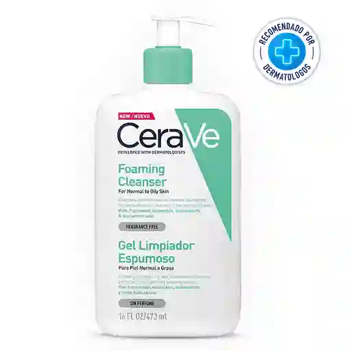 Gel Limpiador Facial Espumoso Piel Normal A Grasa 473 Ml
