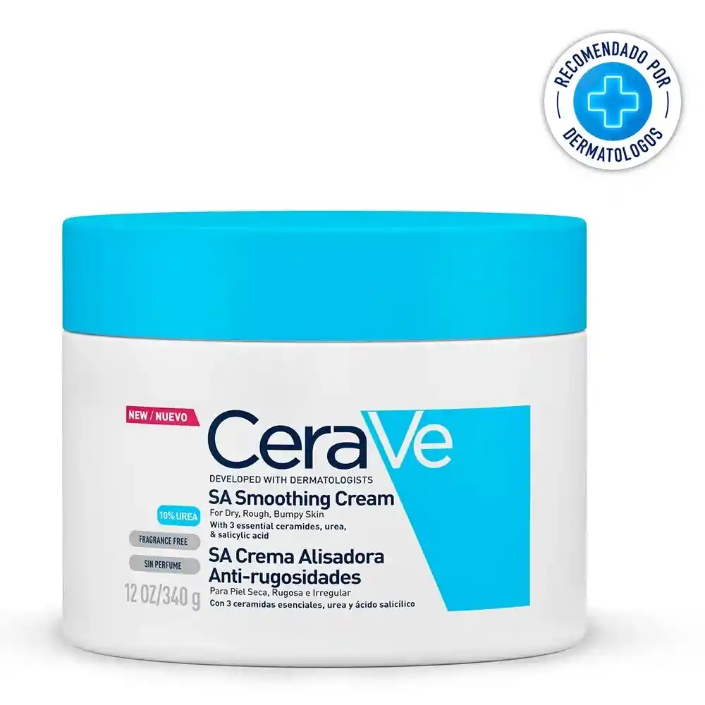 Crema Alisadora Anti-rugosidades Cerave Piel Seca 12 Oz