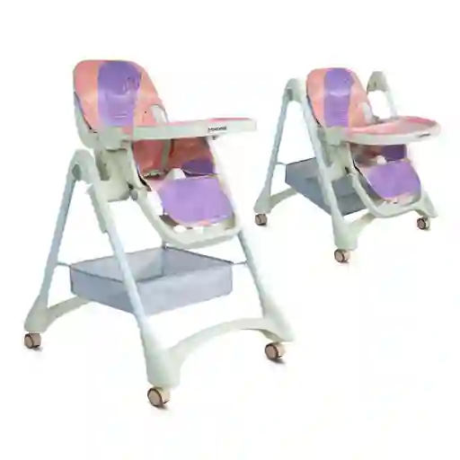 Silla Comedor Aquarella Rosado Bebesit Yy31xp