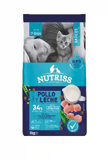 Nutriss Gaticos Pollo Y Leche X 1kg