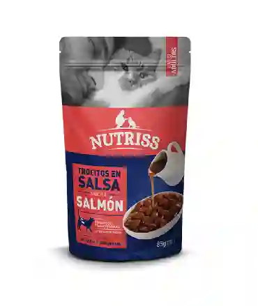 Nutriss Gatos Adultos Salsa Salmon X 85gr