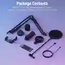 Neewer Cm25 Micrófono Con Soporte Usb Luz Rgb Pc Mac