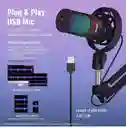 Neewer Cm25 Micrófono Con Soporte Usb Luz Rgb Pc Mac