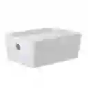Caja Rectãngulo 26x18x10cm Blanco 3.8 Lt Plastico