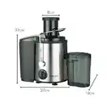 Extractor De Jugo Eléctrico Sokany Jarra Exprimidor Frutas Color Plateado