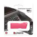 Memoria Usb Kingston Datatraveler 3.2 Dtx M 64gb Neon Rosado