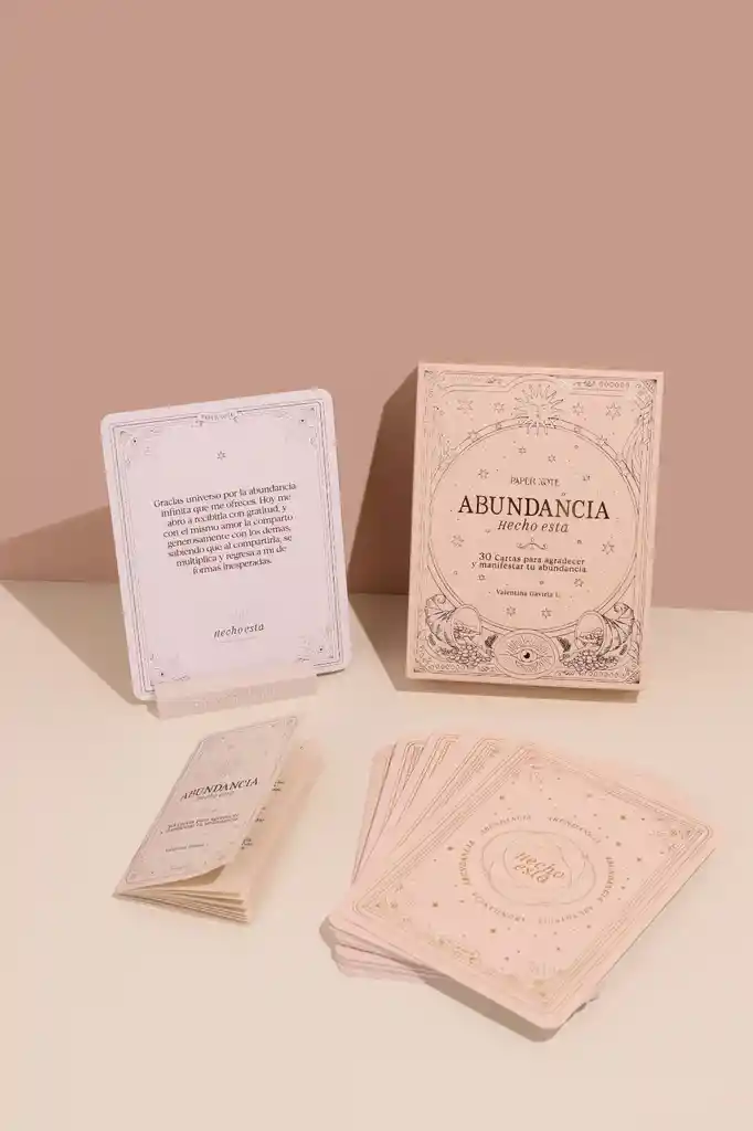 Cartas Abundancia Hecho Está