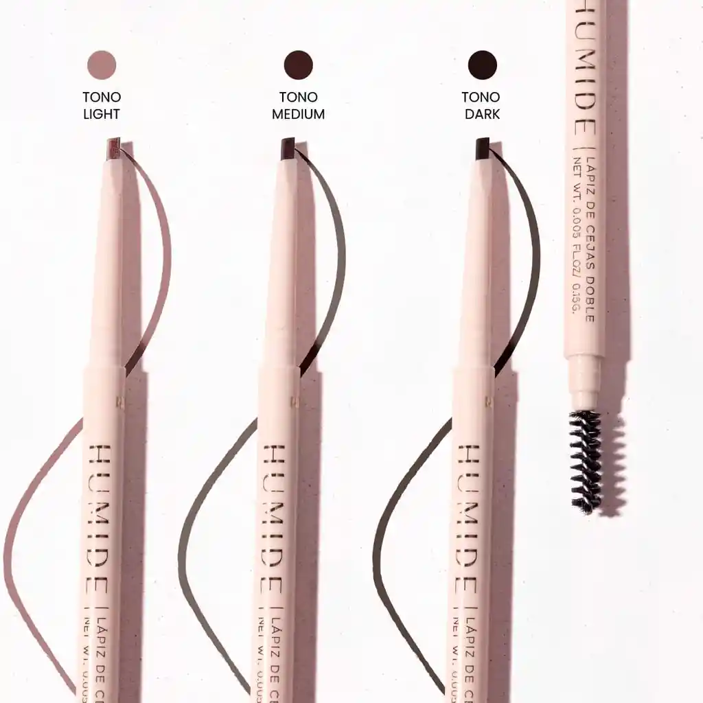 Lápiz De Cejas Doble Humide Medium Montoc