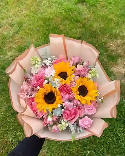 🌻 Bouquet “amanecer Rosado”