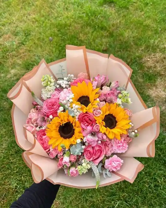 🌻 Bouquet “amanecer Rosado”