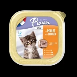 Pate Plaisir Cat Pollo Gatitos 100gr