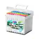Set X80 Marcadores Doble Punta Sky Glory Nora
