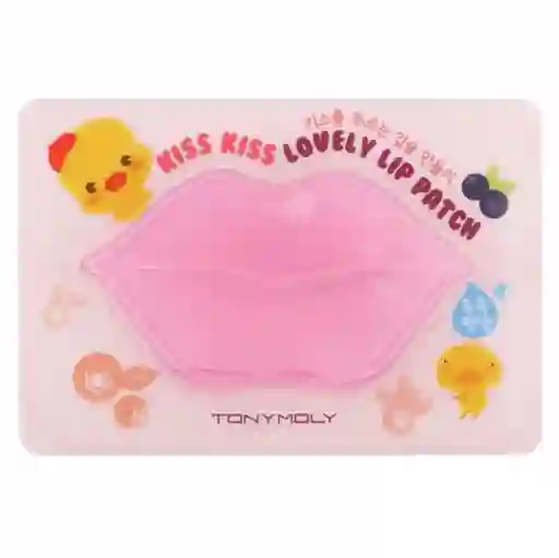 Parche Tony Moly Mascarilla Para Labios Hidrogel Kiss Lovely 10 Gr