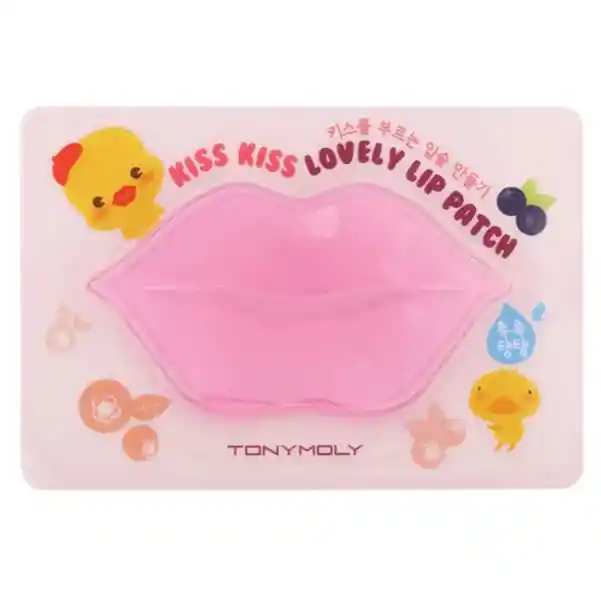 Parche Tony Moly Mascarilla Para Labios Hidrogel Kiss Lovely 10 Gr