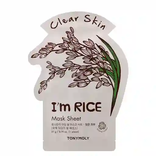 Mascarilla Facial Limpiadora Tony Moly Tipo Velo I'm Real Mask Sheet