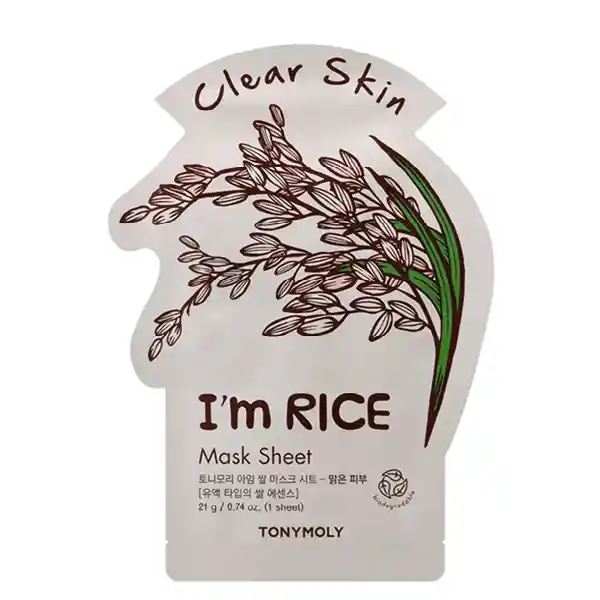 Mascarilla Facial Limpiadora Tony Moly Tipo Velo I'm Real Mask Sheet