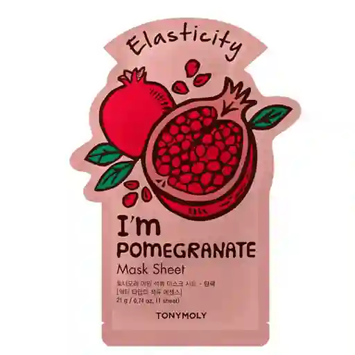 Mascarilla Facial Antioxidante Tony Moly I'm Pomegranate