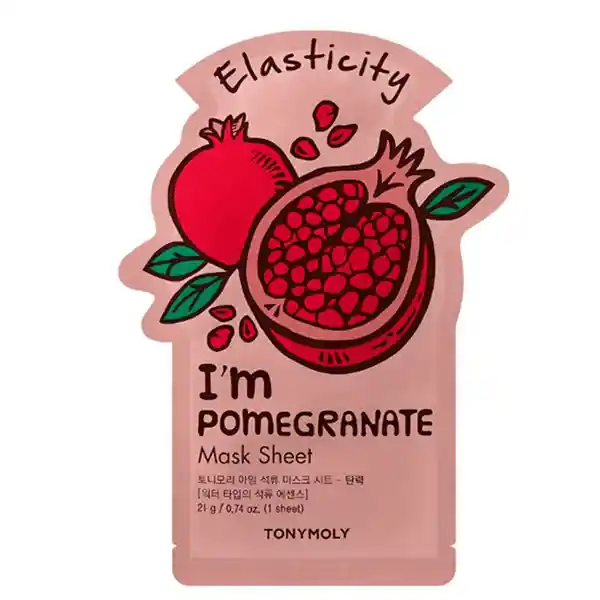 Mascarilla Facial Antioxidante Tony Moly I'm Pomegranate