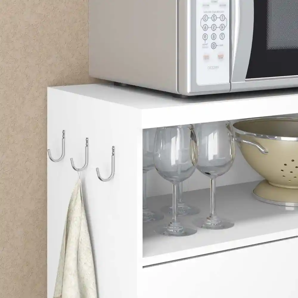 Mueble Alacena Bertolini 76x155x38cm Blanco