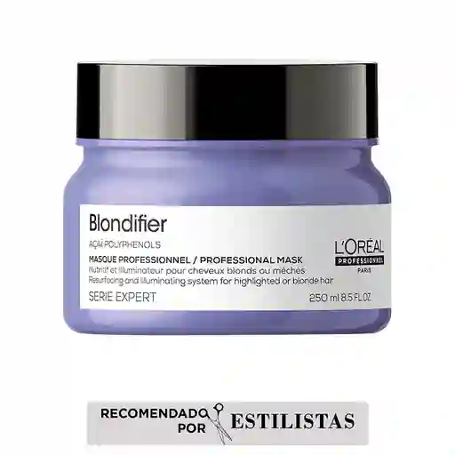 Mascarilla Blondifier Nutrición Y Cuidado Del Rubio Loreal Professionnel 250ml